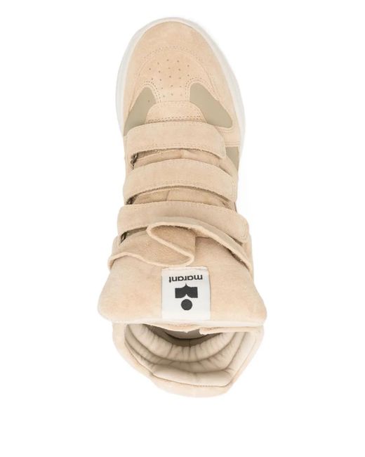 Isabel Marant Natural Touch-Straps Platform Ankle Boots
