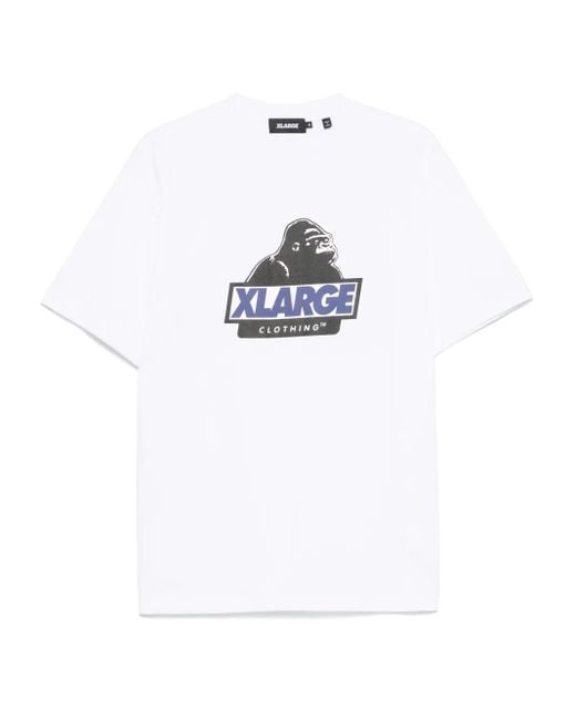 Xlarge White Slanted Og T-Shirt for men