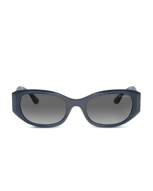 Vogue Eyewear Gray Rectangle-Frame Sunglasses