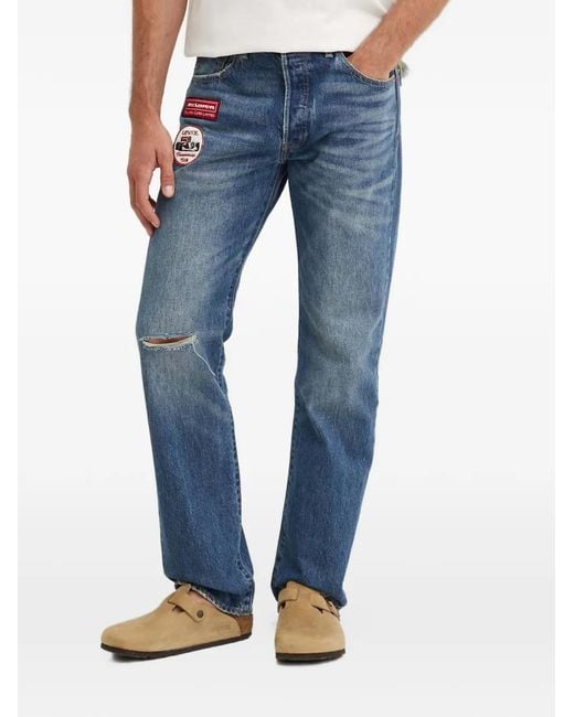 Levi's Gerafelde Jeans in het Blue voor heren