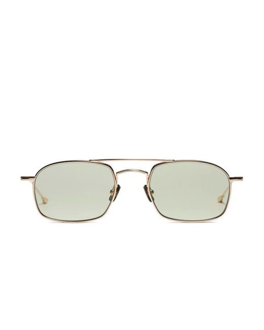 PETER AND MAY Metallic Mini Machine Rectangle-Frame Sunglasses