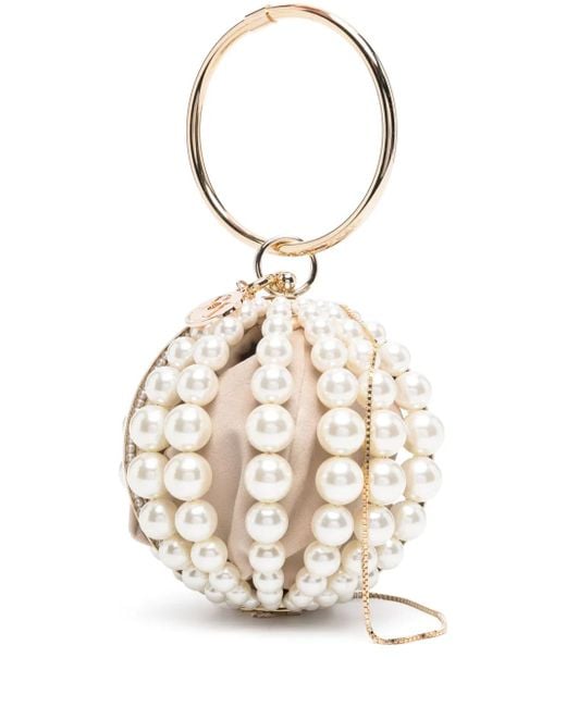 Rosantica Billie クラッチバッグ ミニ White