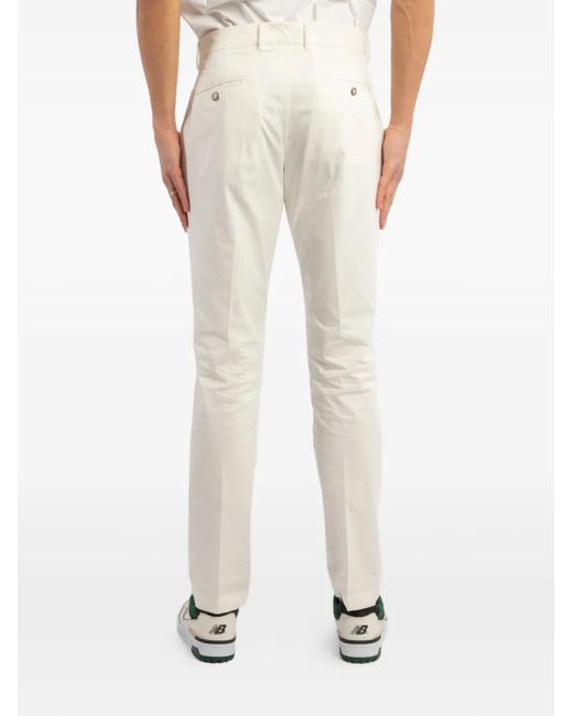 Cruna Natural Button-Fastening Trousers for men