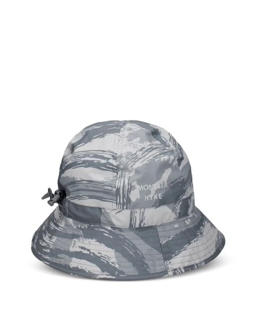 Moncler Blue Bob À Imprimé Camouflage