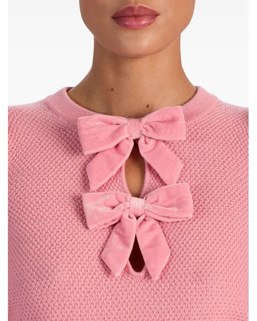 Pull Doris À Manches Bouffantes Alice + Olivia en coloris Pink