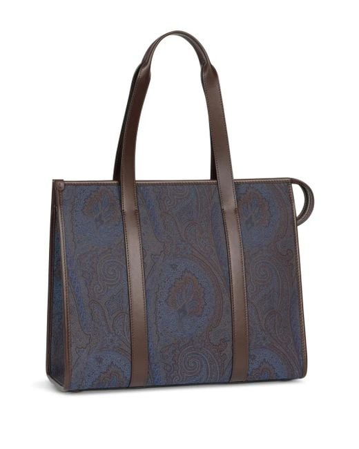 メンズ Etro ペイズリー ハンドバッグ Blue