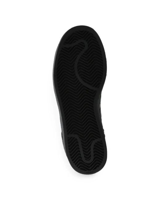 Adidas Black Superstar Ii Pony-Hair Effect Sneakers