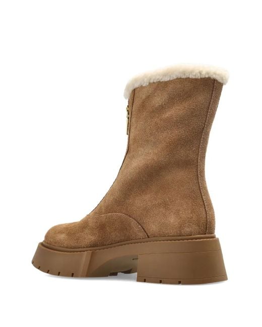 COACH Brown Cch85 Sneakers Aus Shearling