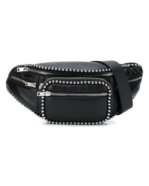 Alexander Wang Black Attica Studded Belt Bag