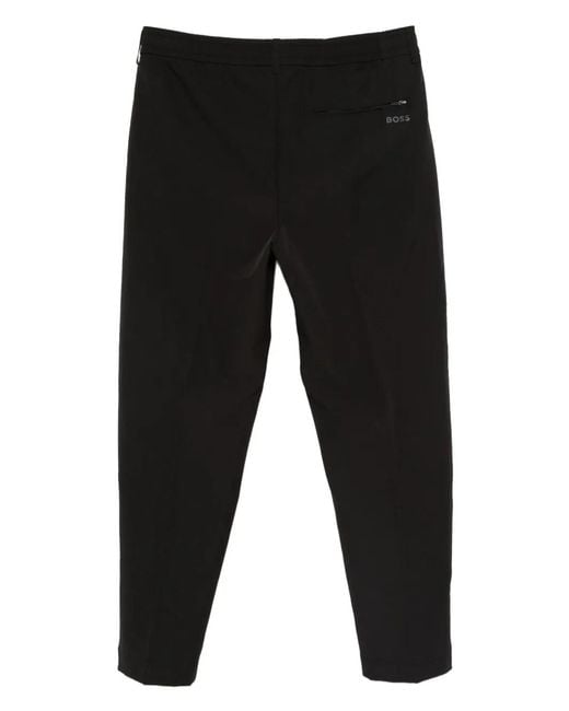Boss Black Drawstring Trousers for men