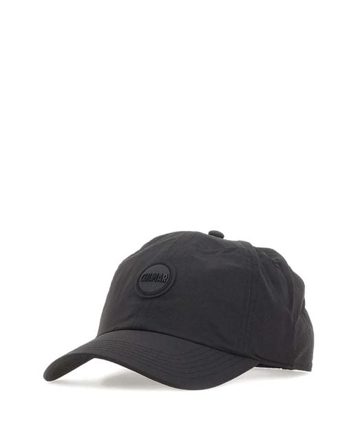 Colmar Black Logo-Patch Touch-Strap Baseball Cap