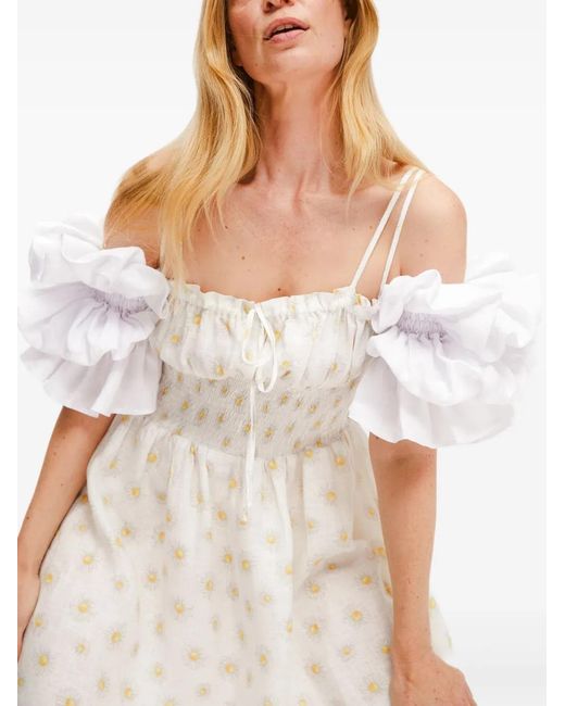 Sleeper White Arle Maxi Dress