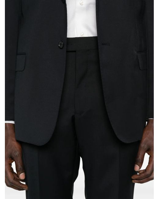 Emporio Armani Blue Virgin-Wool Suit for men