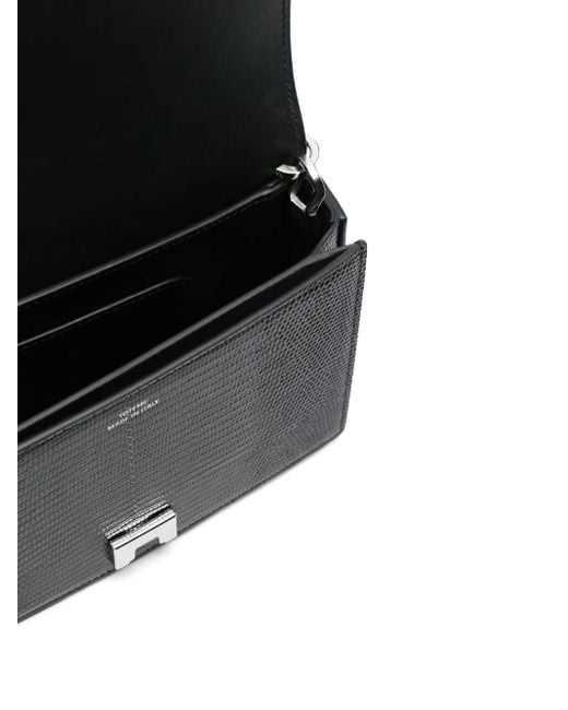 Bolso shopper T-Flap mini Totême  de color Black