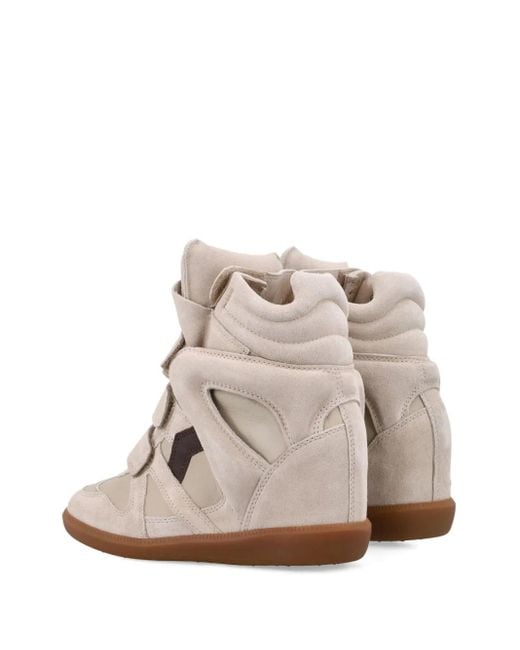 Isabel Marant Natural Bekett Sneakers mit Cut-Outs