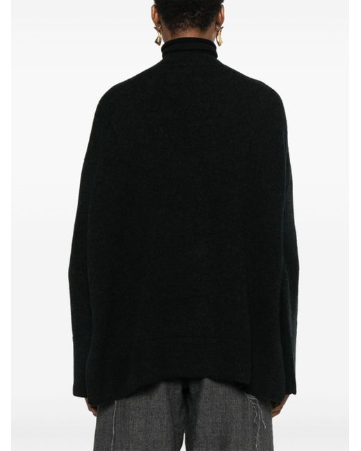 Roberto Collina Black V-neck Cardigan