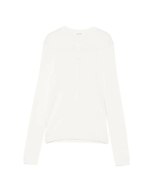 Lisa Yang White Airi Long-Sleeve T-Shirt