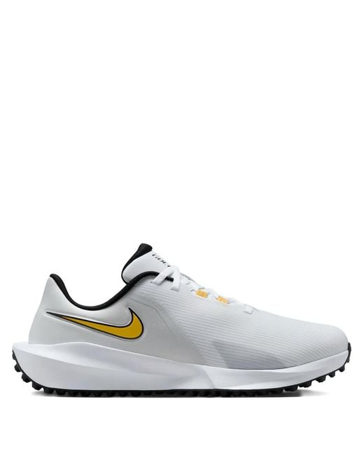 Nike White Infinity Golf Next Nature Logo-Detail Sneakers for men