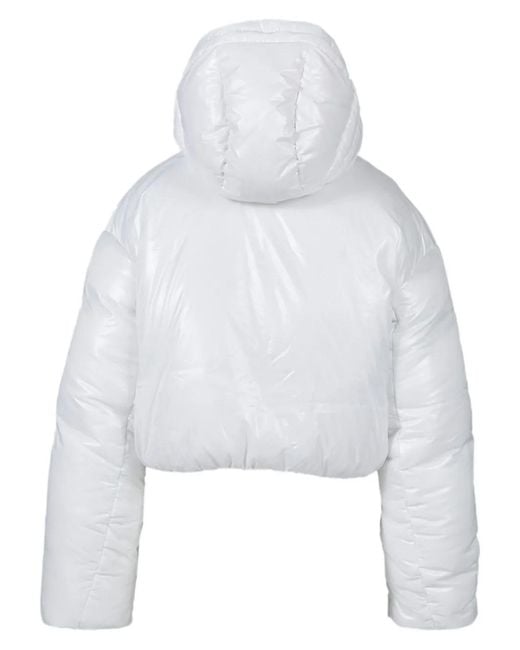 Aztech Mountain White Nuke Hooded Ski Jacket