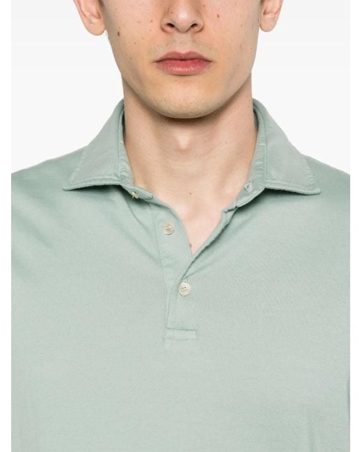 Polo Zero Fedeli de hombre de color Green