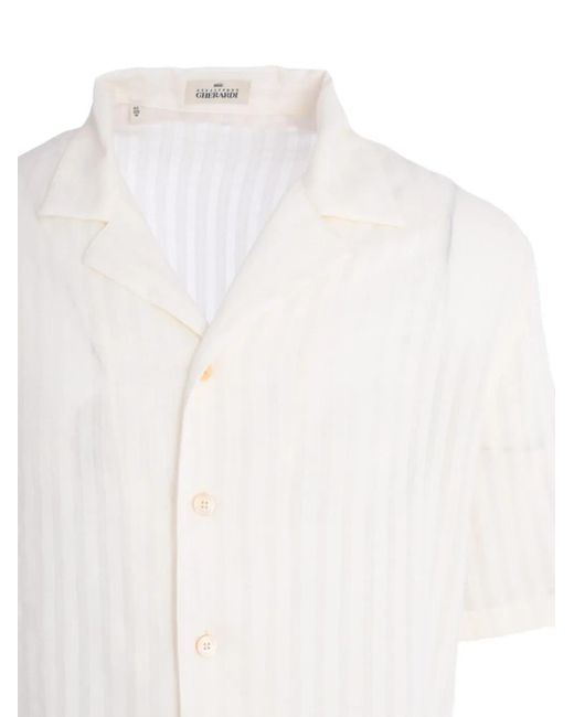 Alessandro Gherardi White Cotton Shirt for men