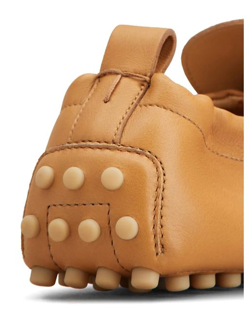 Tod's レザーローファー Brown