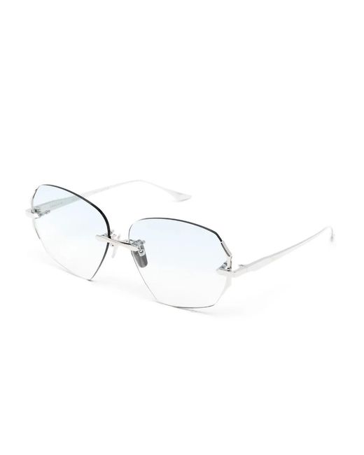 Dita Eyewear White Dahlvin Glasses Frame