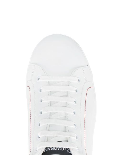 Dolce & Gabbana Portofino Sneakers in het White voor heren