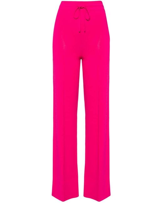 Pantaloni con dettaglio cuciture di Ermanno Scervino in Pink