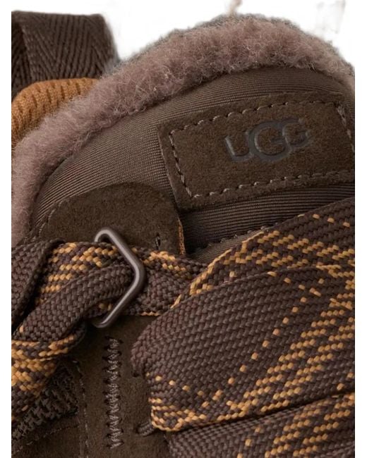 Sneakers Con Inserti di Ugg in Brown