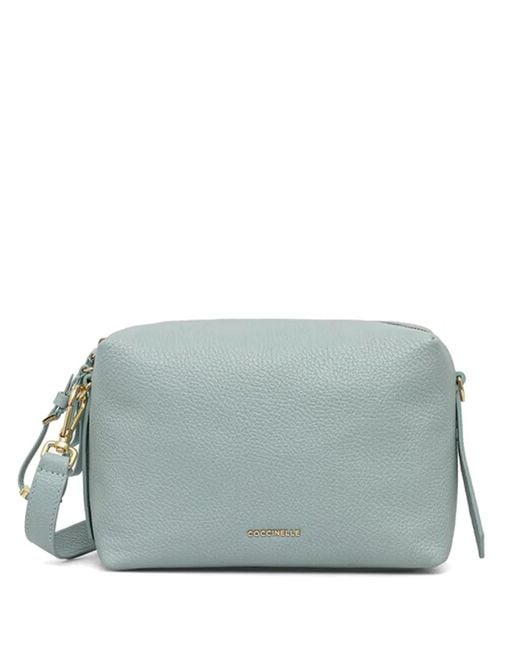 Coccinelle Gray Small Nory Zip-Fastening Cross Body Bag