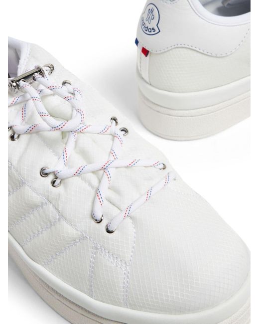 Moncler White X Adidas Originals Campus Sneakers