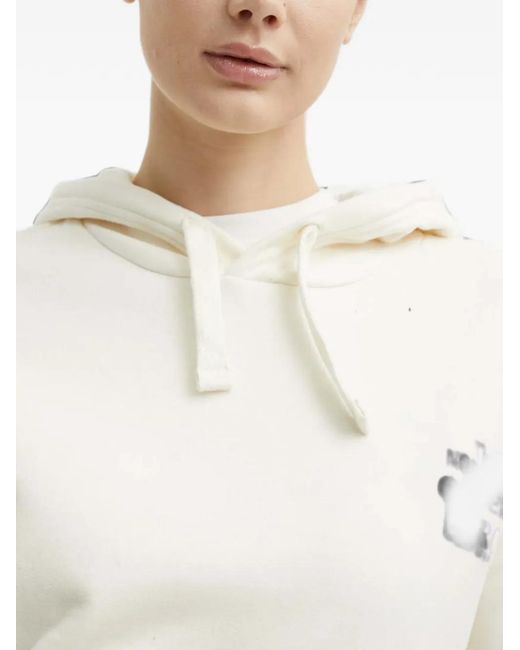 The North Face White Plastic Free Peaks Hoodie