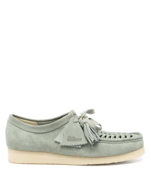 Baskets Wallabee En Daim Clarks pour homme en coloris Gray