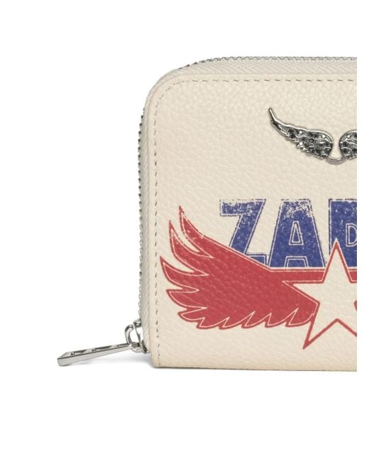 Zadig & Voltaire Mini Gl America Wallet Gray