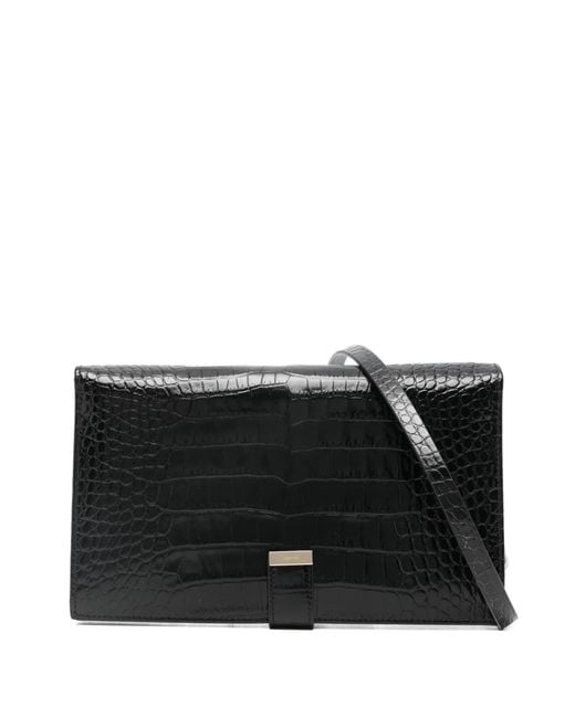 Tom Ford Black Croc-Effect Wallet