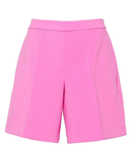 Kate Spade Pink Knielange Krepp-Shorts