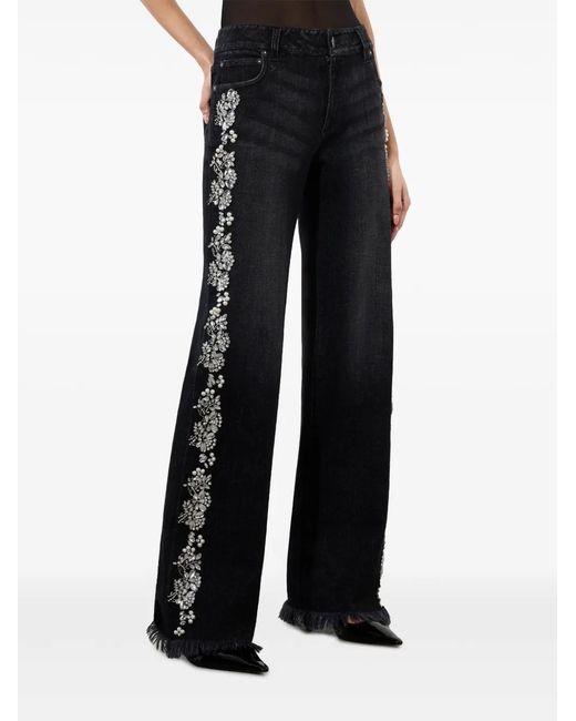 Alice + Olivia Blue Roxie Jeans