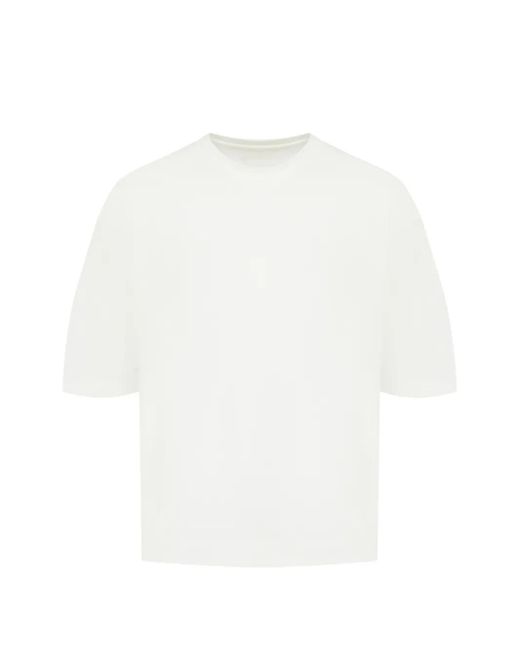Issey Miyake White Basic T-Shirt for men