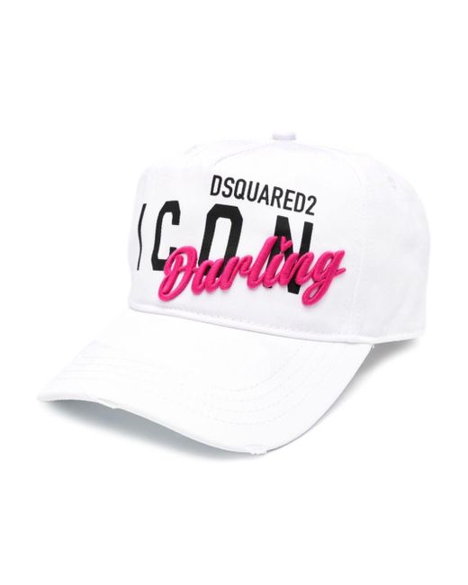 DSquared² Icon Darling Honkbalpet in het Pink