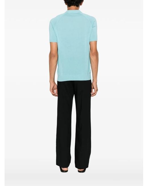 Jeordie's Blue V-Neck T-Shirt for men