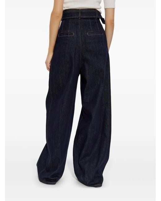 Sportmax Blue Blanc Jeans