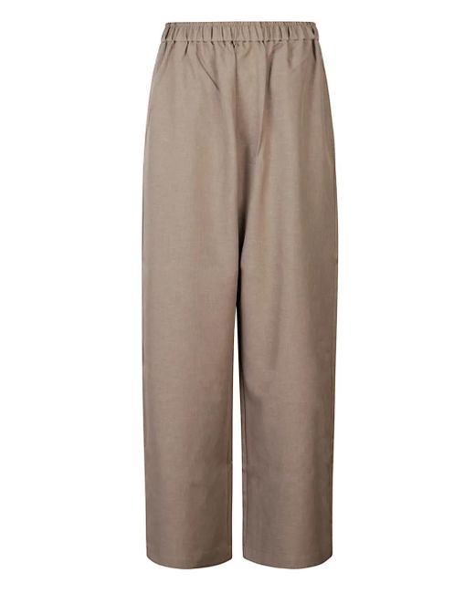 Pantaloni Elasticizzati Baxter di Frankie Shop in Brown