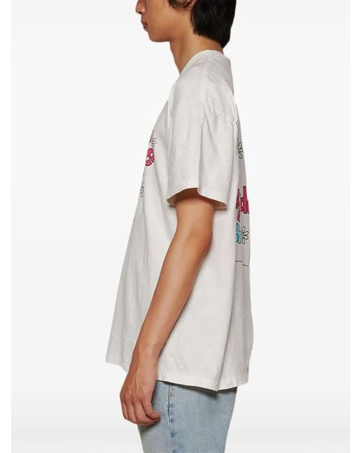 READYMADE Gray Logo-Printed T-Shirt for men