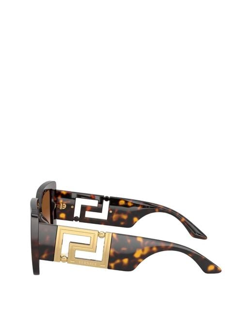 Versace Brown Square-Frame Sunglasses