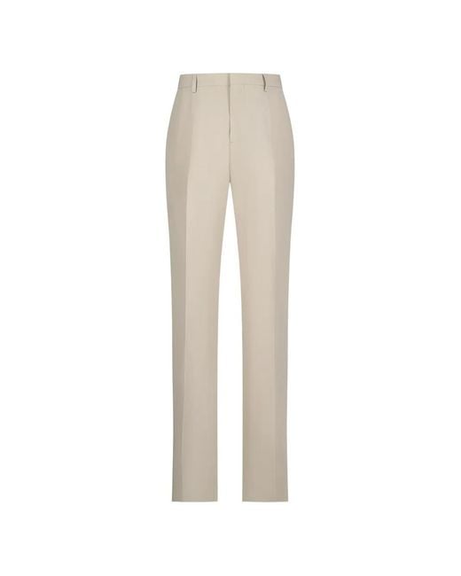 Lardini White Regular Trousers for men