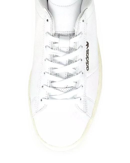 Adidas White Campus Adv "Cloud/Shadow" Sneakers
