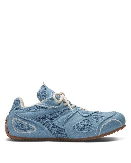 Axel Arigato Blue Denim Lace-Up Sneakers for men