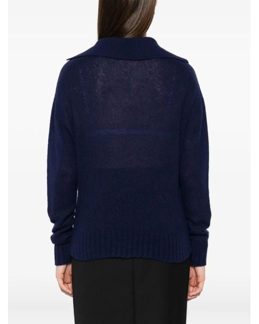 Maglione Con Scollo A V di Tom Ford in Blue