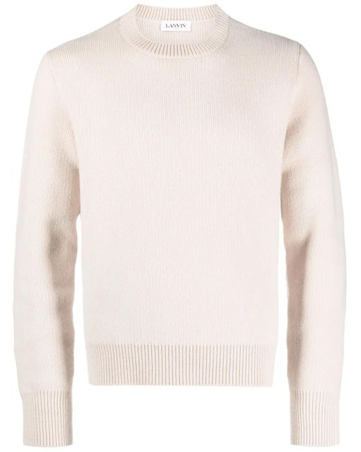 Lanvin Pink Crew-Neck Wool-Cashmere Jumper for men